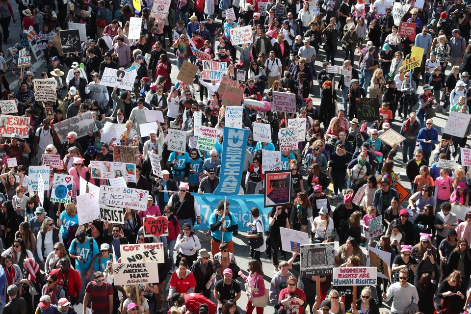 USA WOMAN'S MARCH (Woman's March protest against US President Donald Trump)