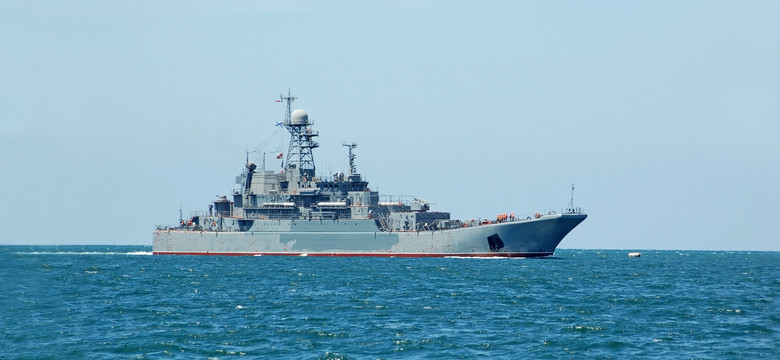 Rosyjskie okręty operują na Morzu Śródziemnym