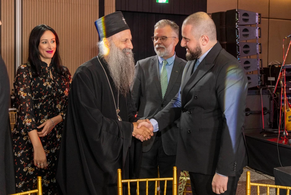 Patrijarh Porfirije sa Usamom Zukorlićem