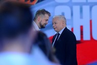 Michał Moskal i Jarosław Kaczyński