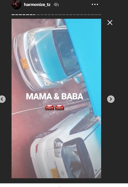 Harmonize buys his Dad and Mom new cars 