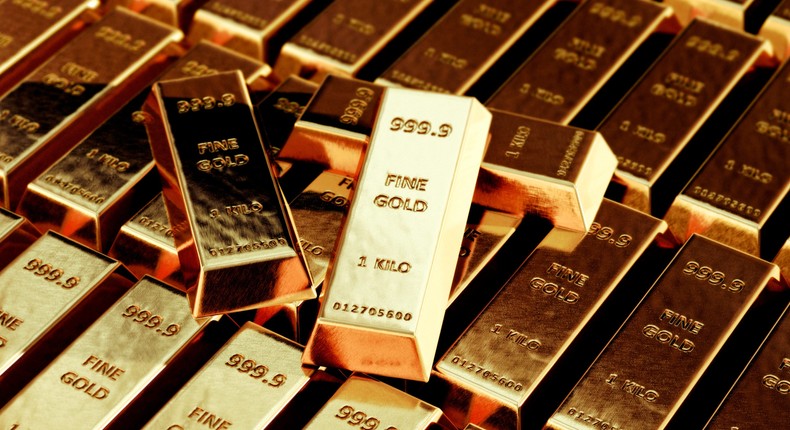 Gold prices have surged over the past month, with geopolitical tensions pushing up demand for safe havens.Doug Armand/Getty Images