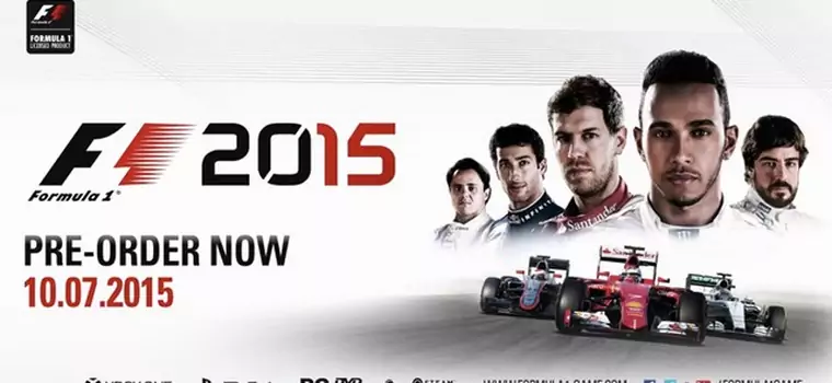 F1 2015 opóźnione - pokazuje to najnowszy zwiastun