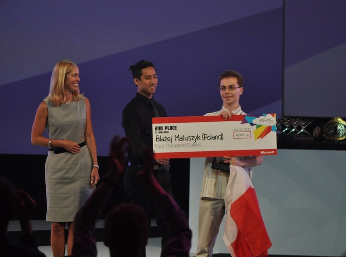 Błażej Matuszyk zajął drugie miejsce w swej kategorii