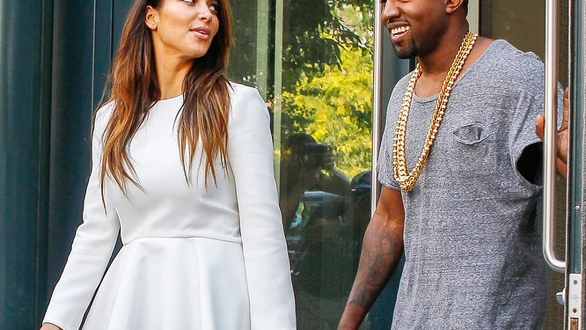 Kim Kardashian i Kanye West/fot. East News