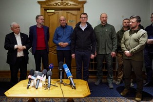 Kijów. Premier Fiala do prezydenta Zełeńskiego: Walczycie także dla nas i nie jesteście sami