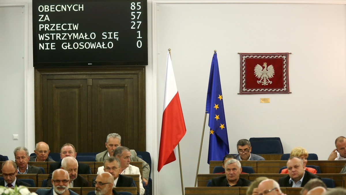 Senat bez poprawek zmienił ustawę o finansach publicznych zawieszającą tzw. pierwszy próg ostrożnościowy, co otwiera drogę do noweli tegorocznego budżetu.