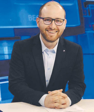 Jovan Gjorgovski dziennikarz stacji telewizyjnej Kanał 5