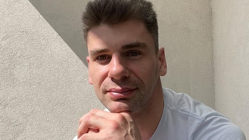 Slovenský hokejista Juraj Valach.