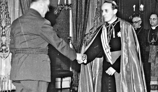 Ante Pavelić and Alojzije Stepinac 