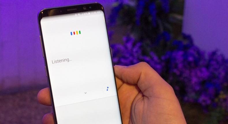 galaxy s8 plus google assistant