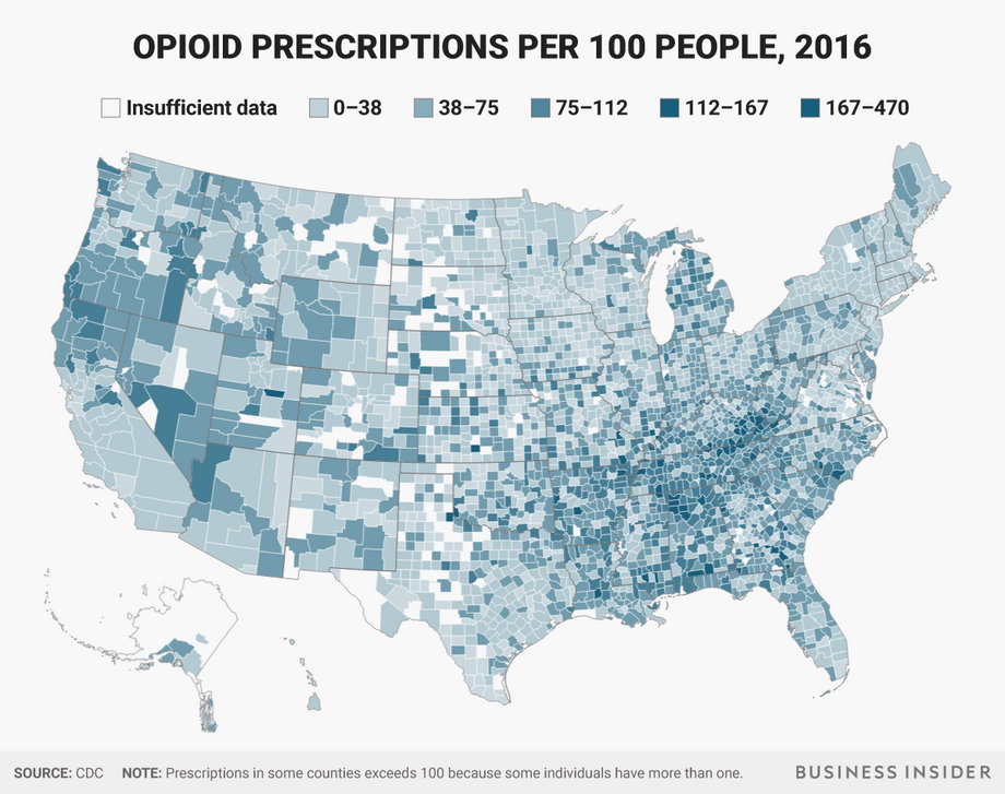 Overprescription of opioids has been seen as a gateway into illegal opioids like heroin and fentanyl.