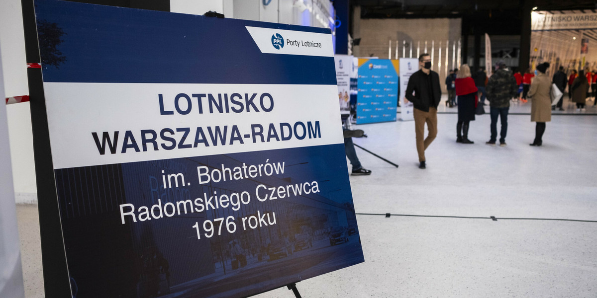 Port lotniczy Warszawa-Radom ma ruszyć w przyszłym roku.