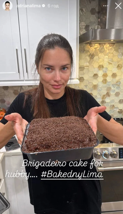 Adriana Lima pripravila pre partnera chutnú tradičnú tortu.