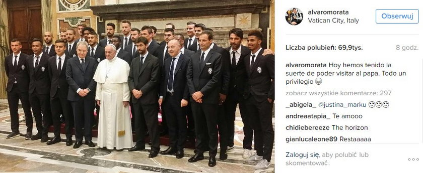 Papież spotkał się z zawodnikami dwóch włoskich klubów