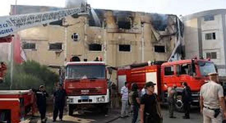 Fire at Egypt furniture factory kills 25 - health ministry