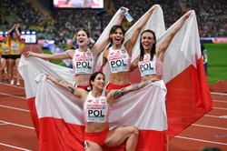 ME: Polki ze srebrem w sztafecie 4x100 m