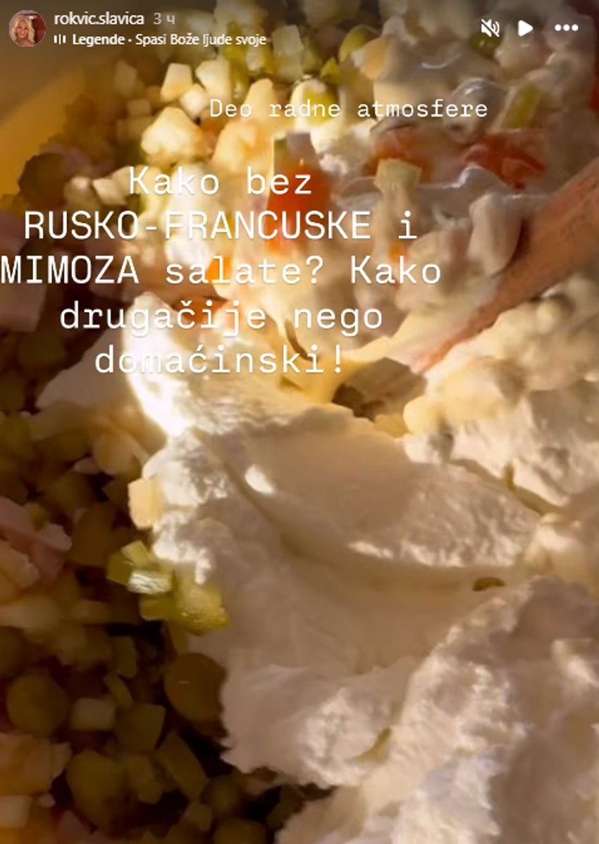 Slavica Rokvić pokazala kako je spremila slavu