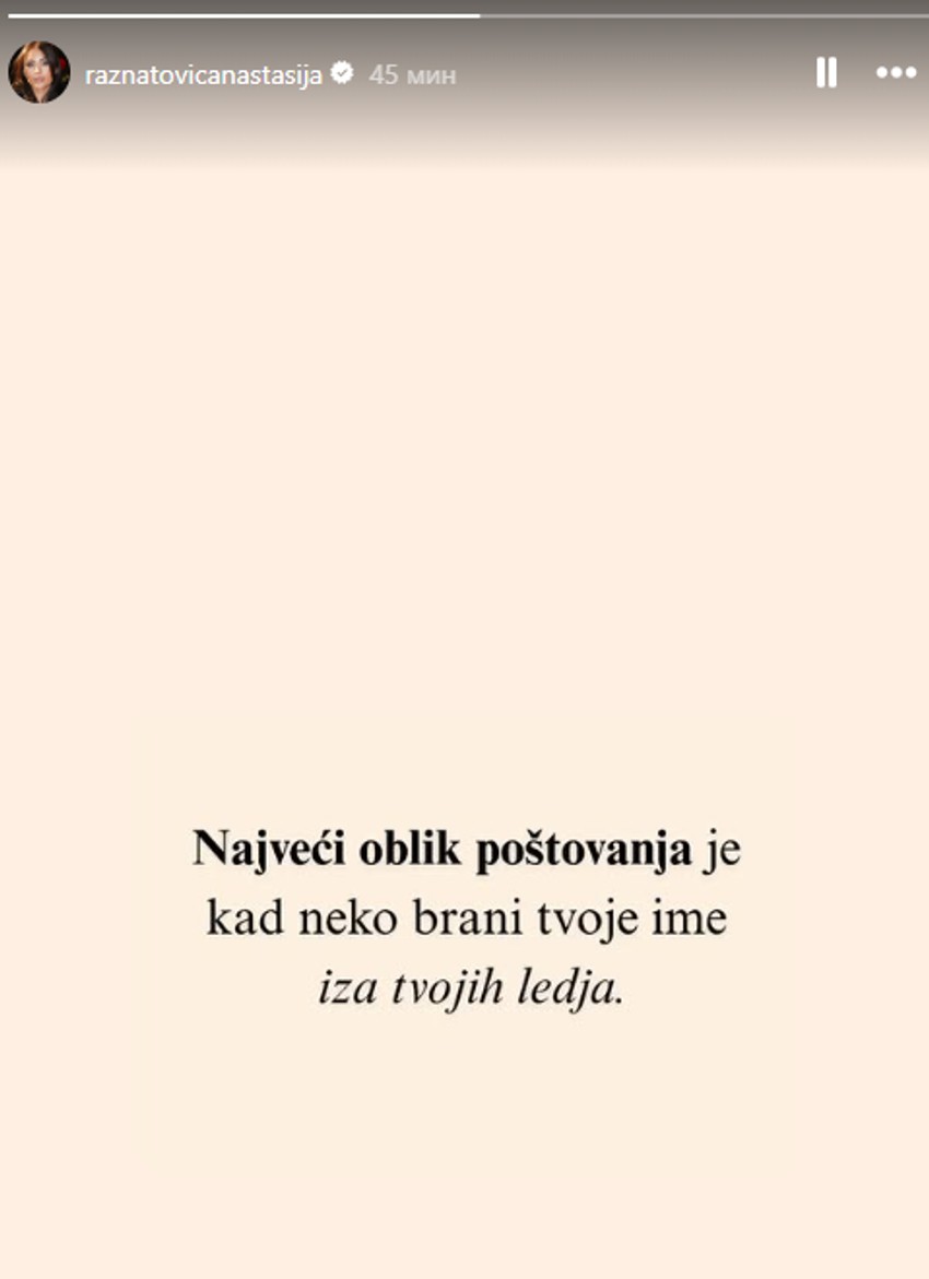 Anastasija podelila jaku poruku