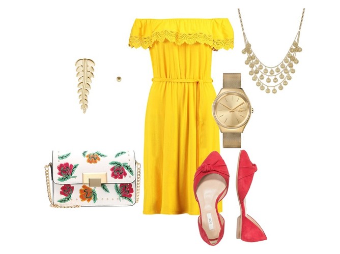 Żółty kolorem lata 2017. STYLIZACJE