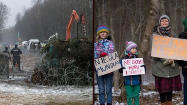 Zapora, szturmowanie zasieków, ludzie w lasach i 15 tys. żołnierzy. Styczeń na granicy z Białorusią