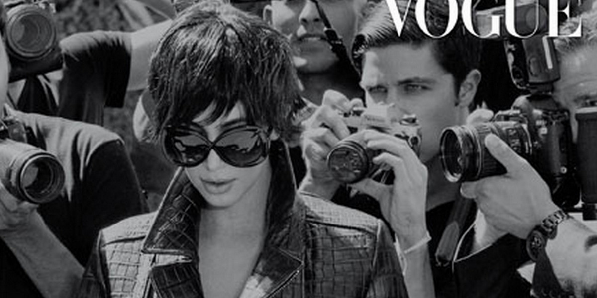 Kim Kardashian LUomo Vogue 2012