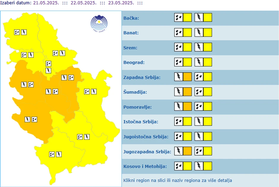 Meteoalarm 21.5.