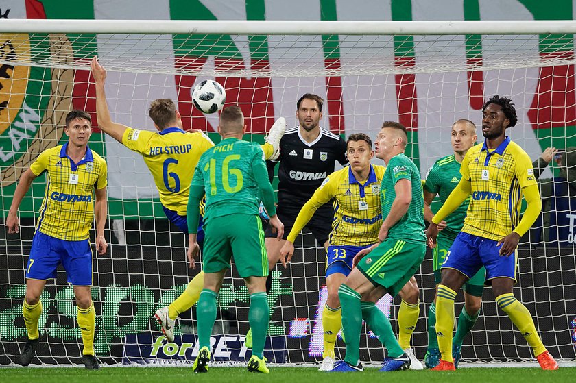 Pilka nozna. Ekstraklasa. Slask Wroclaw - Arka Gdynia. 20.10.2018