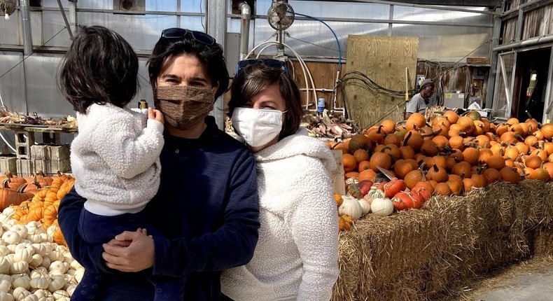 Kearl and her family at Beth's Farm Market in Warren, Maine.