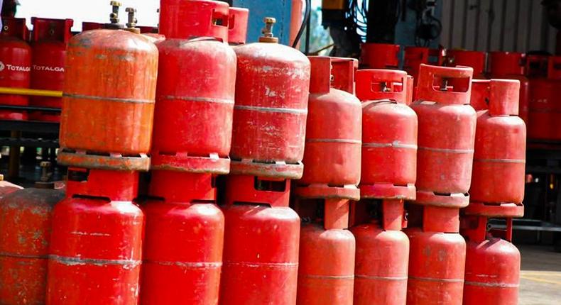 Illustrative photo of gas containers (Pulse Kenya)