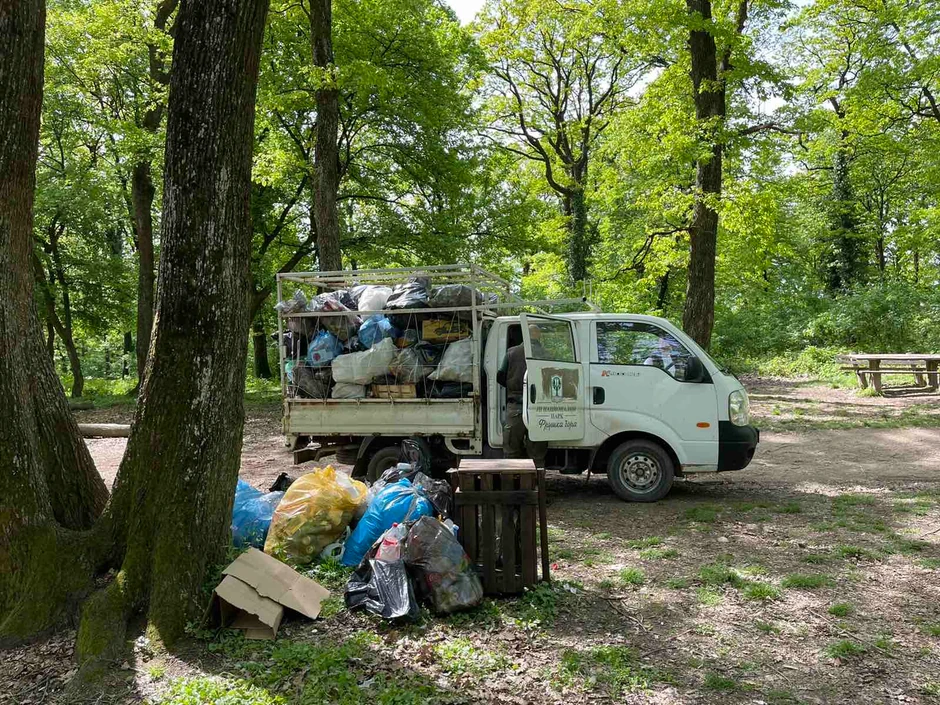 Sakupljeno smeće na Fruškoj gori 