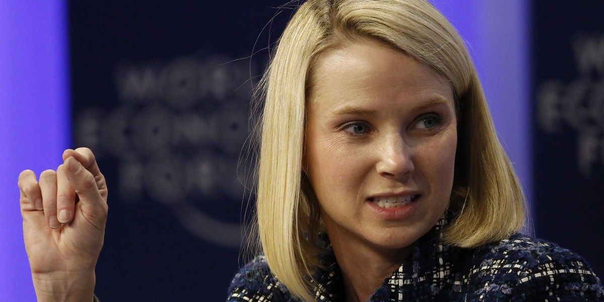 Marissa Mayer, CEO of Yahoo.