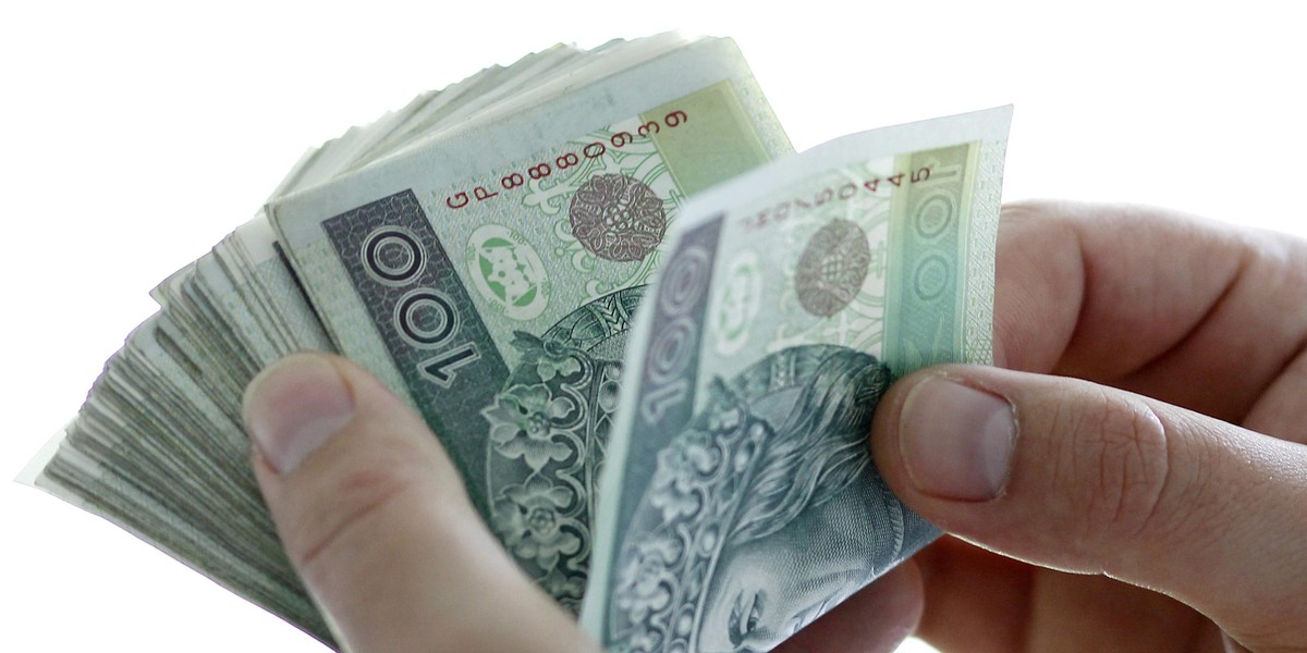 plik banknotów 