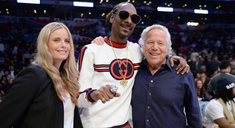 Snoop Dogg and Robert Kraft