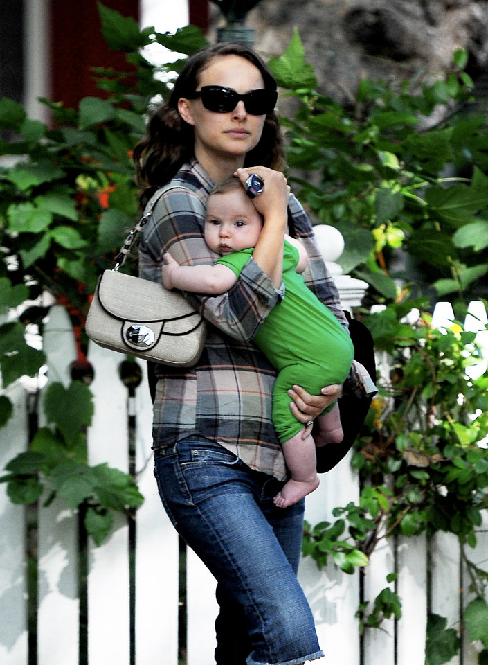 Natalie Portman z synem Alephem