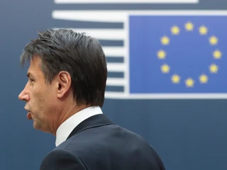 Giuseppe Conte, premier Włoch. Bruksela, 19 października 2018 r.