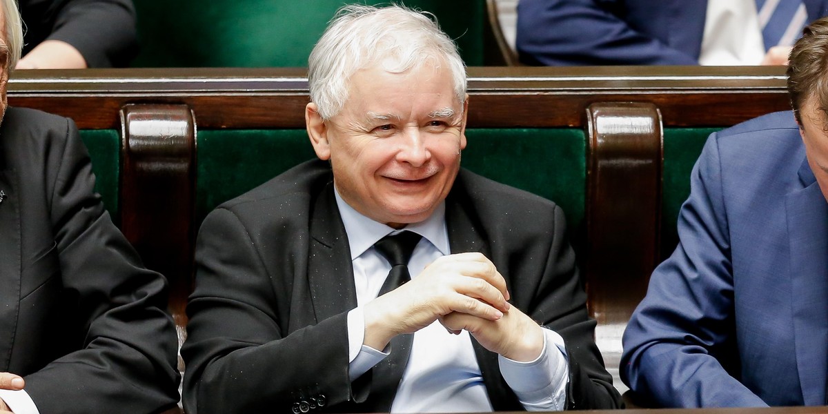 Prezes PiS Jarosław Kaczyński