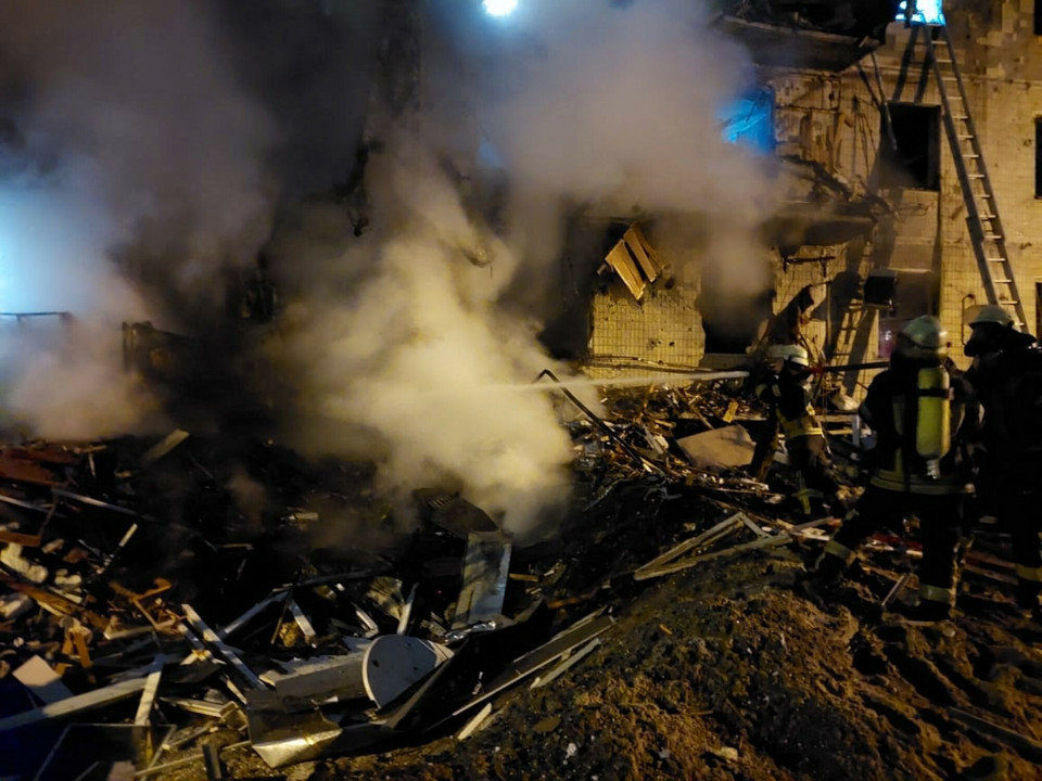 Kijów. Miejsce eksplozji