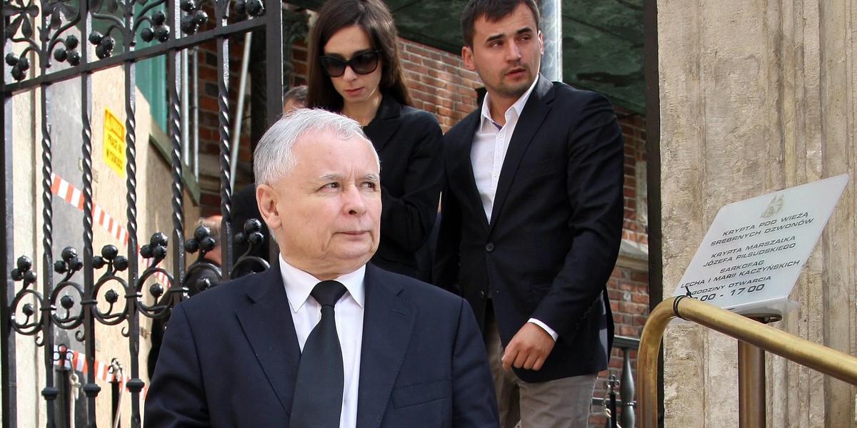 Jarosław Kaczyński i Marcin Dubieniecki