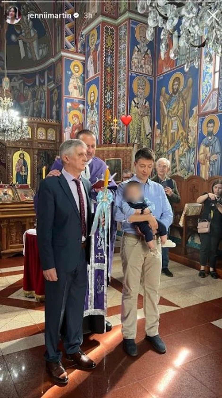 Uroš Jovčić sa sinom