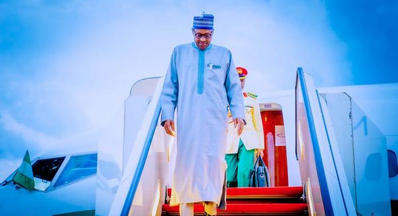 President Muhammadu Buhari returns to Nigeria. [Presidency]