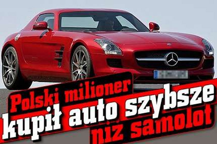 Polski milioner kupił auto szybsze niż samolot