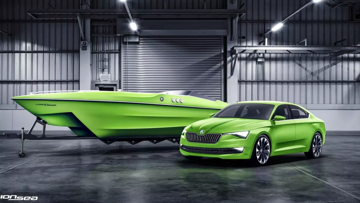 VisionSea - wyścigowa łódź motorowa Skody już na wodzie!