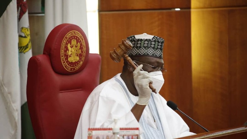 President of the Senate, Ahmad lawan. [Twitter/@DrAhmadLawan]