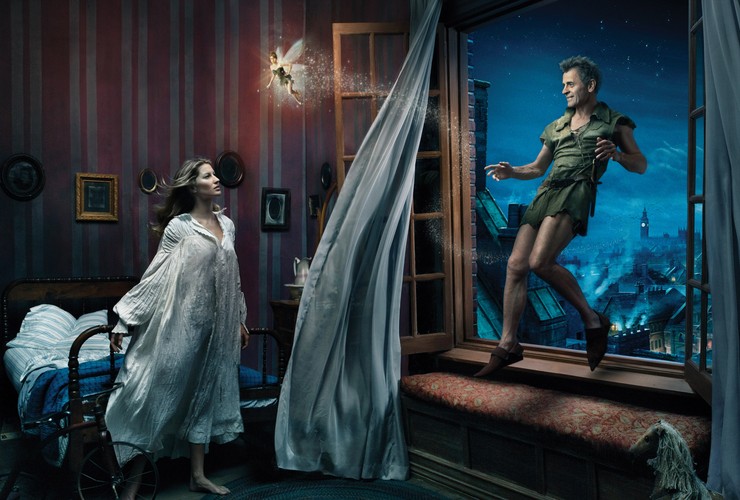 Gisele Bundchen, Mikhail Baryshnikov i Tina Fey jako bohaterowie filmu 'Piotruś Pan' (2008)