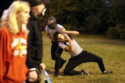 Starcia milicji z demonstrantami w Mińsku. Białoruskie MSW: Użyto specjalnych środków