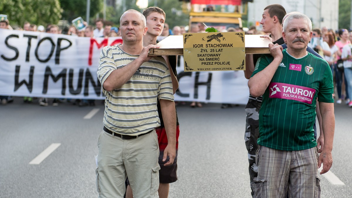 WROCŁAW MARSZ PRZECIWKO BRUTALNOŚCI POLICJI (uczestnicy marszu)