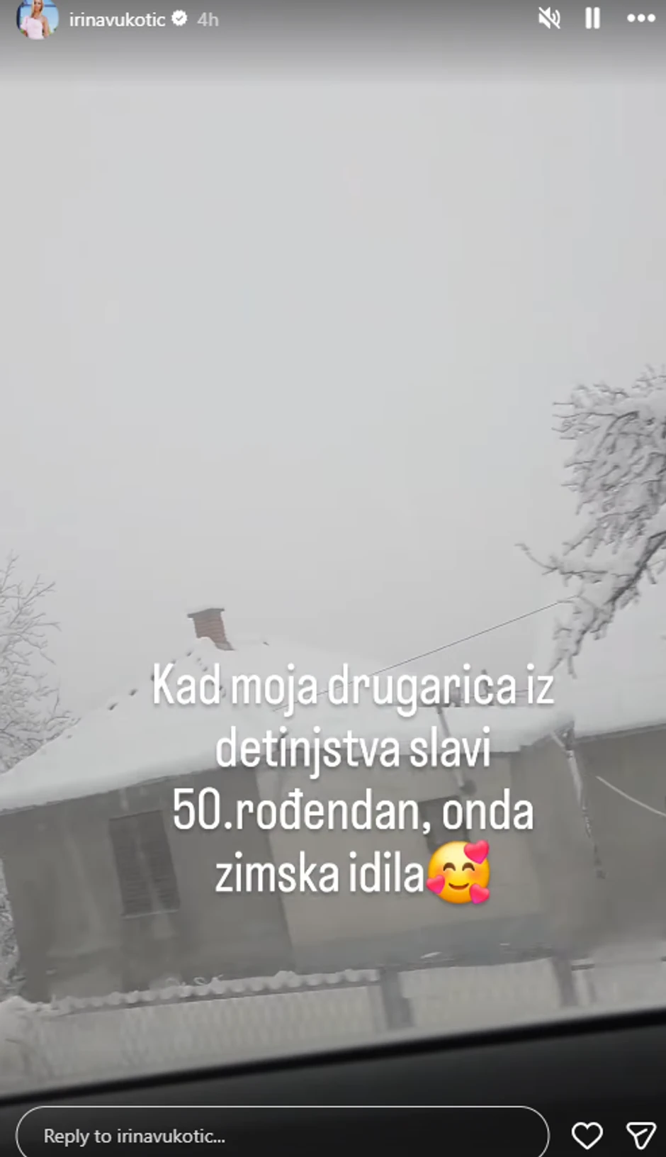 Irina Vukotić objava