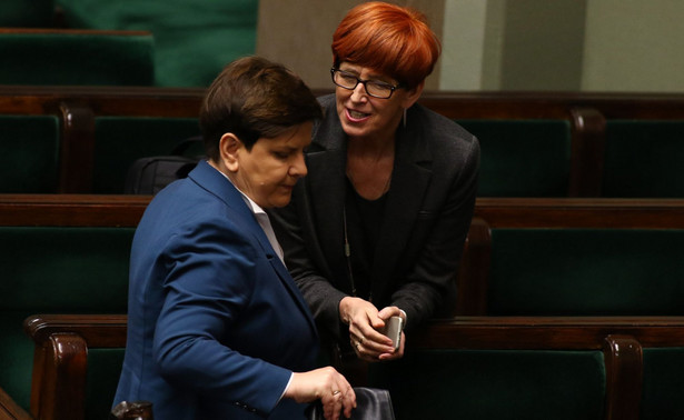 Elżbieta Rafalska i Beata Szydło