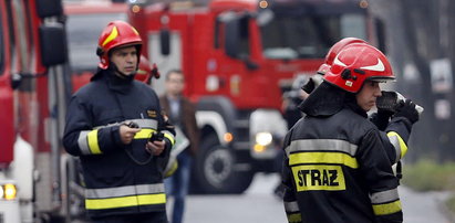 Pożar w centrum handlowym w Rzeszowie